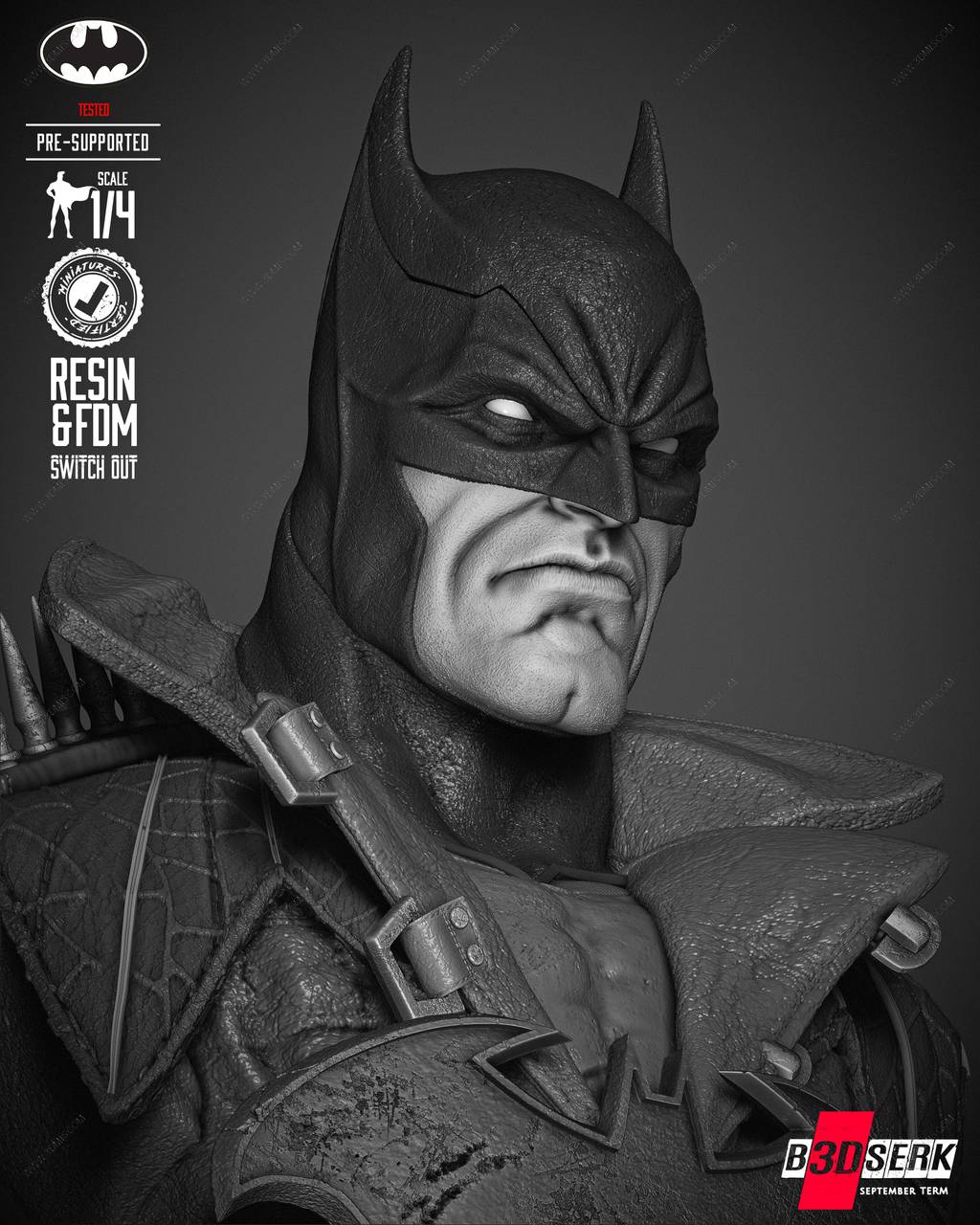 P站图纸印象馆 B3DSERK DC漫画 蝙蝠侠 B3DSERK DC漫画 蝙蝠侠