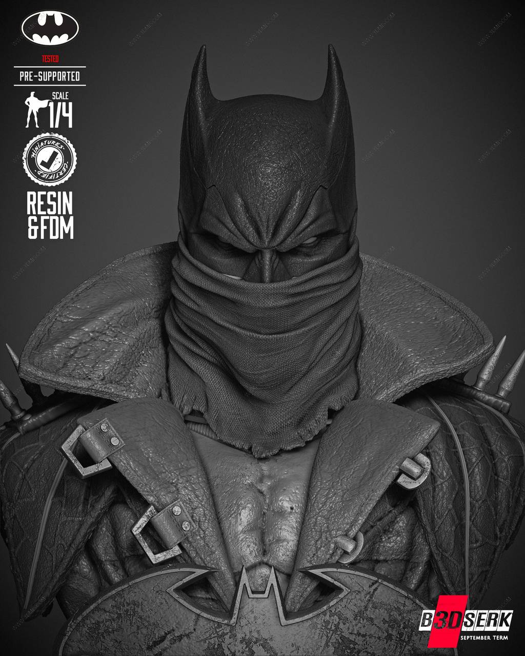 P站图纸印象馆 B3DSERK DC漫画 蝙蝠侠 B3DSERK DC漫画 蝙蝠侠