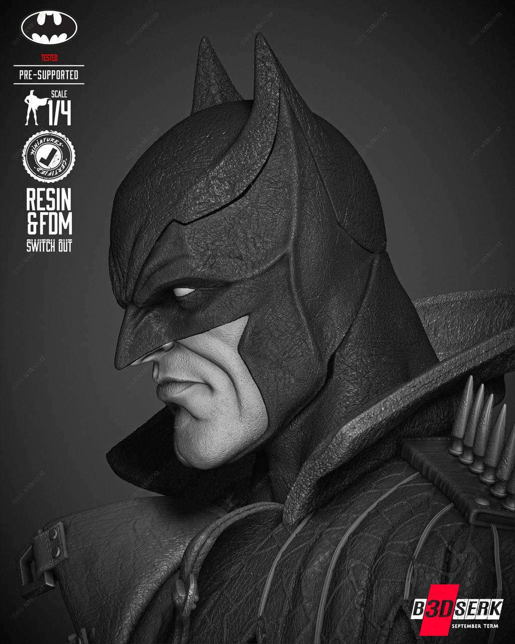 P站图纸印象馆 B3DSERK DC漫画 蝙蝠侠 B3DSERK DC漫画 蝙蝠侠