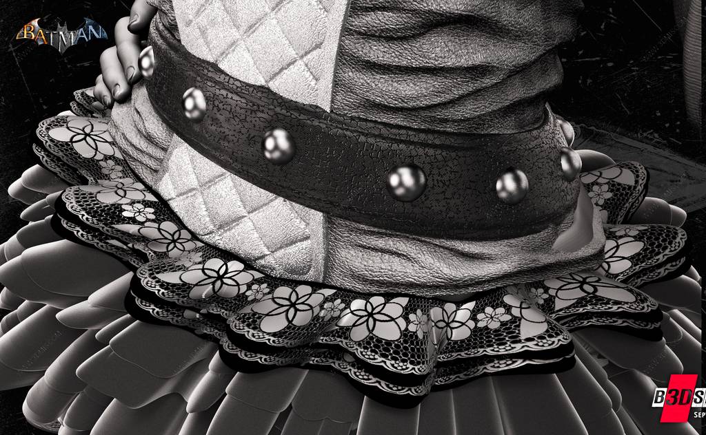 P站图纸印象馆 B3DSERK DC漫画 哈莉·奎茵 B3DSERK DC漫画 哈莉·奎茵