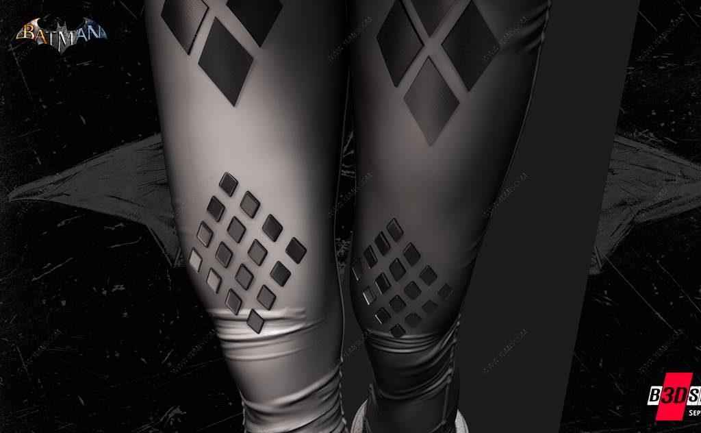 P站图纸印象馆 B3DSERK DC漫画 哈莉·奎茵 B3DSERK DC漫画 哈莉·奎茵