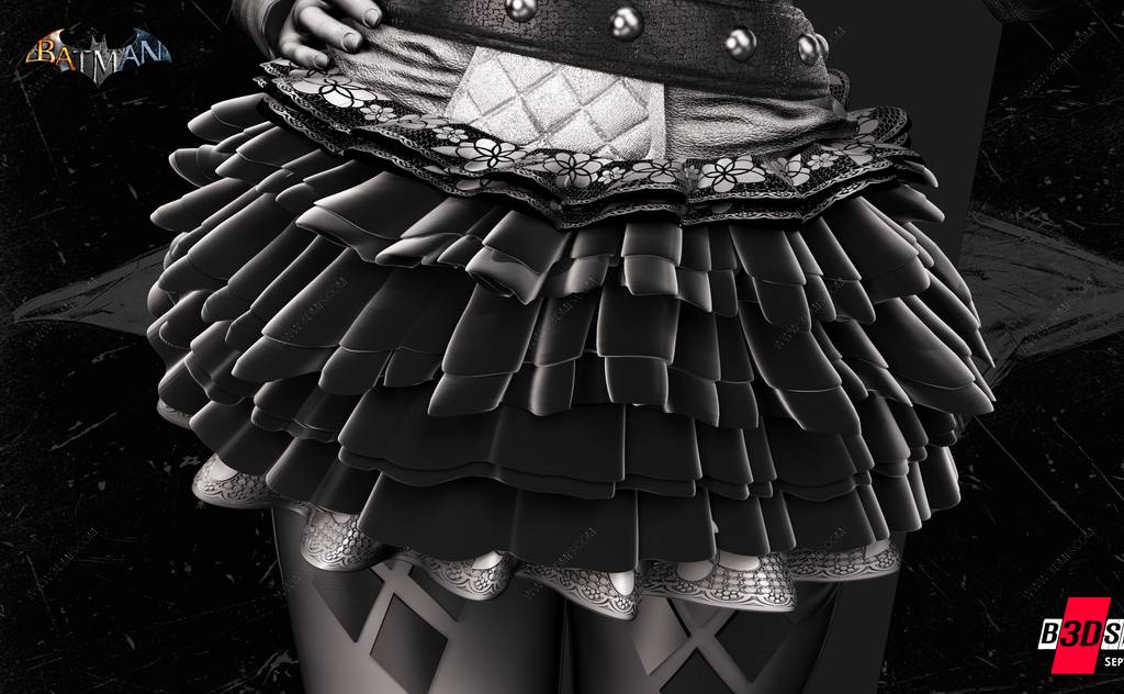 P站图纸印象馆 B3DSERK DC漫画 哈莉·奎茵 B3DSERK DC漫画 哈莉·奎茵