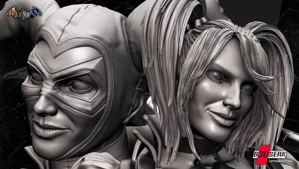 P站图纸印象馆 B3DSERK DC漫画 哈莉·奎茵 B3DSERK DC漫画 哈莉·奎茵