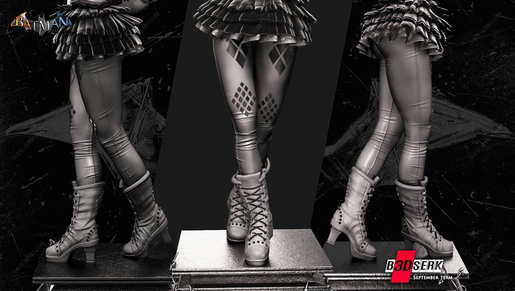 P站图纸印象馆 B3DSERK DC漫画 哈莉·奎茵 B3DSERK DC漫画 哈莉·奎茵