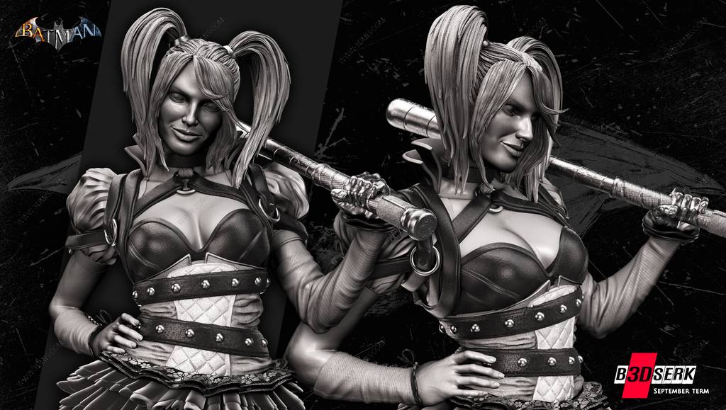 P站图纸印象馆 B3DSERK DC漫画 哈莉·奎茵 B3DSERK DC漫画 哈莉·奎茵