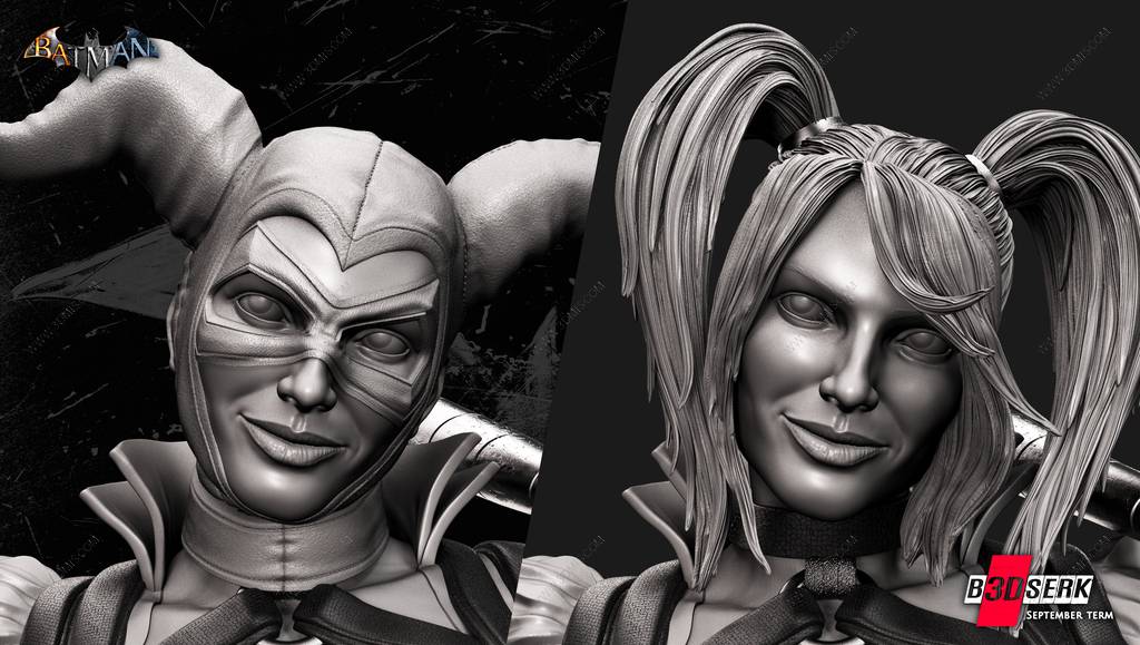 P站图纸印象馆 B3DSERK DC漫画 哈莉·奎茵 B3DSERK DC漫画 哈莉·奎茵