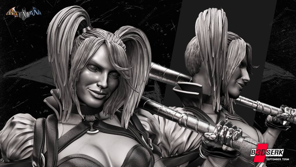 P站图纸印象馆 B3DSERK DC漫画 哈莉·奎茵 B3DSERK DC漫画 哈莉·奎茵