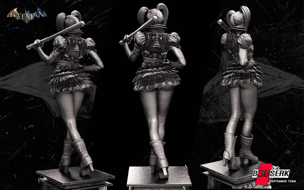 P站图纸印象馆 B3DSERK DC漫画 哈莉·奎茵 B3DSERK DC漫画 哈莉·奎茵