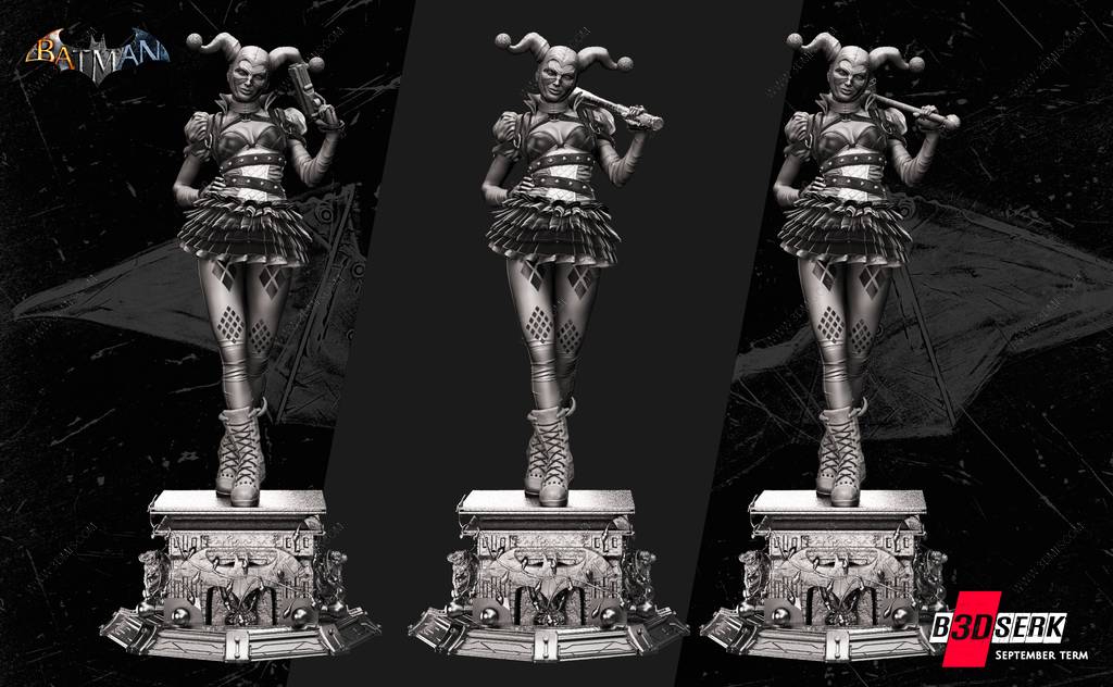 P站图纸印象馆 B3DSERK DC漫画 哈莉·奎茵 B3DSERK DC漫画 哈莉·奎茵