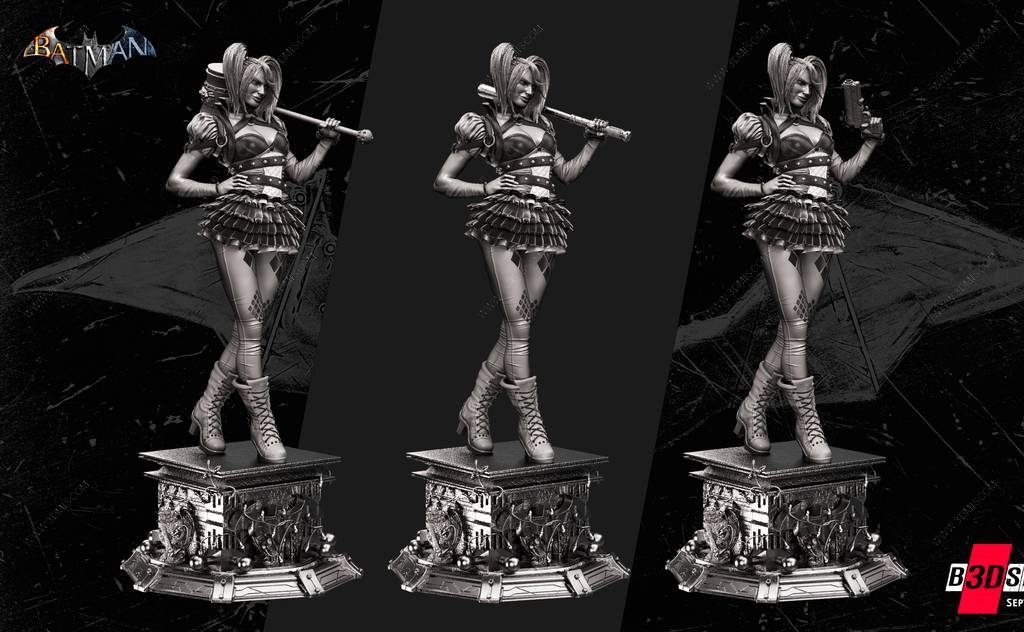 P站图纸印象馆 B3DSERK DC漫画 哈莉·奎茵 B3DSERK DC漫画 哈莉·奎茵