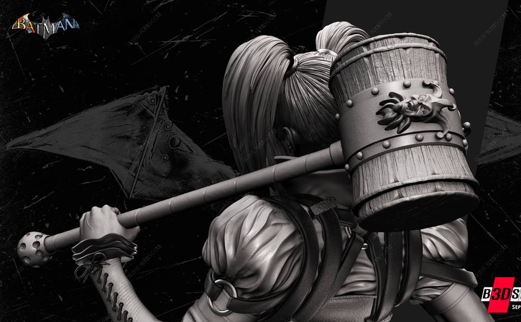 P站图纸印象馆 B3DSERK DC漫画 哈莉·奎茵 B3DSERK DC漫画 哈莉·奎茵