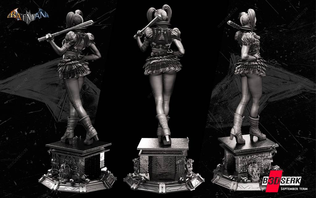 P站图纸印象馆 B3DSERK DC漫画 哈莉·奎茵 B3DSERK DC漫画 哈莉·奎茵