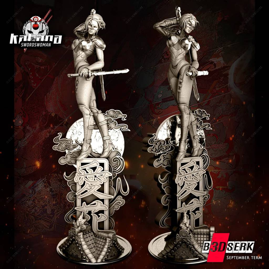 P站图纸印象馆 B3DSERK DC漫画 武士刀 B3DSERK DC漫画 武士刀