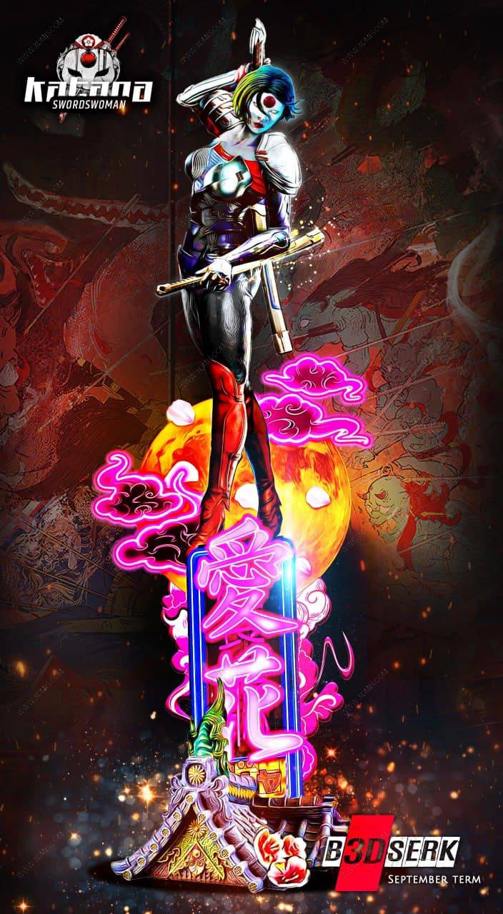 P站图纸印象馆 B3DSERK DC漫画 武士刀 B3DSERK DC漫画 武士刀