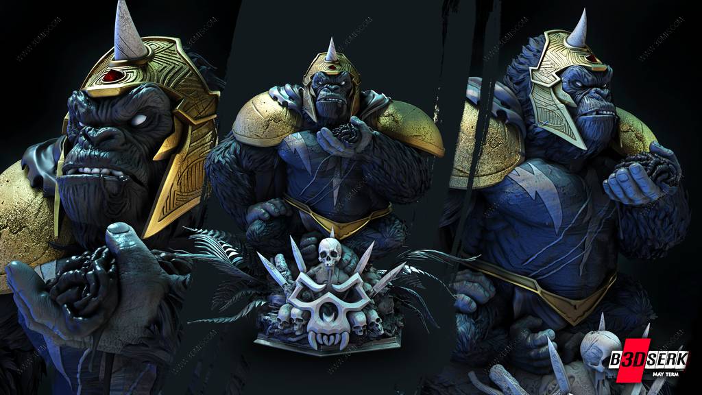 P站图纸印象馆 B3DSERK DC漫画 大猩猩格鲁德 B3DSERK DC漫画 大猩猩格鲁德