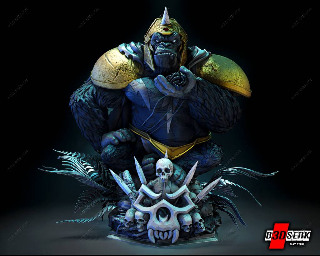 P站图纸印象馆 B3DSERK DC漫画 大猩猩格鲁德 B3DSERK DC漫画 大猩猩格鲁德