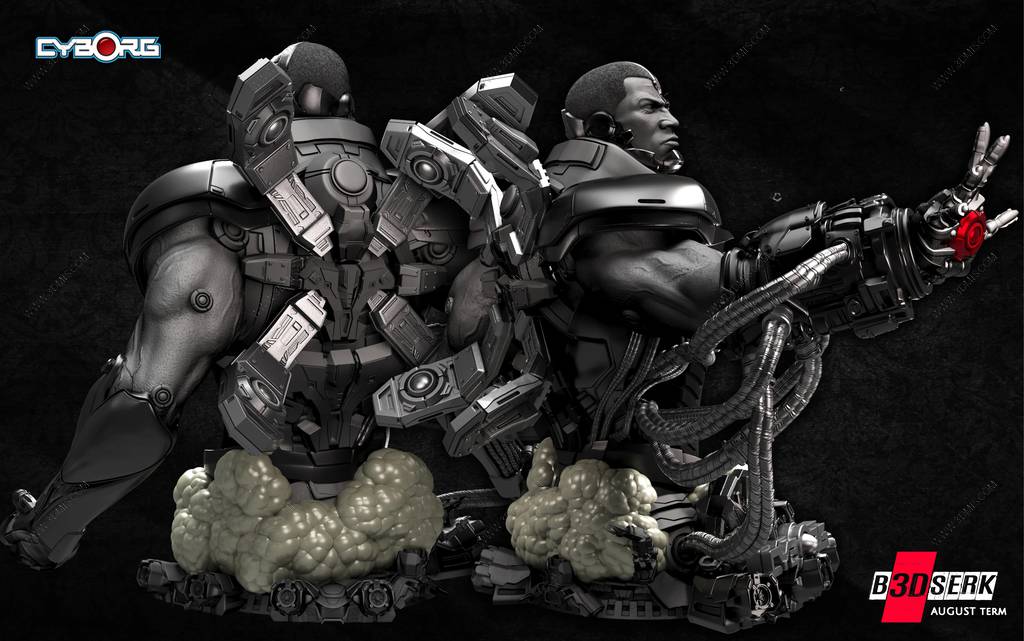 P站图纸印象馆 B3DSERK DC漫画 维克多·斯通 B3DSERK DC漫画 维克多·斯通