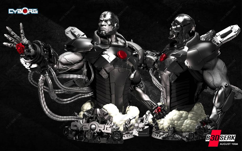 P站图纸印象馆 B3DSERK DC漫画 维克多·斯通 B3DSERK DC漫画 维克多·斯通