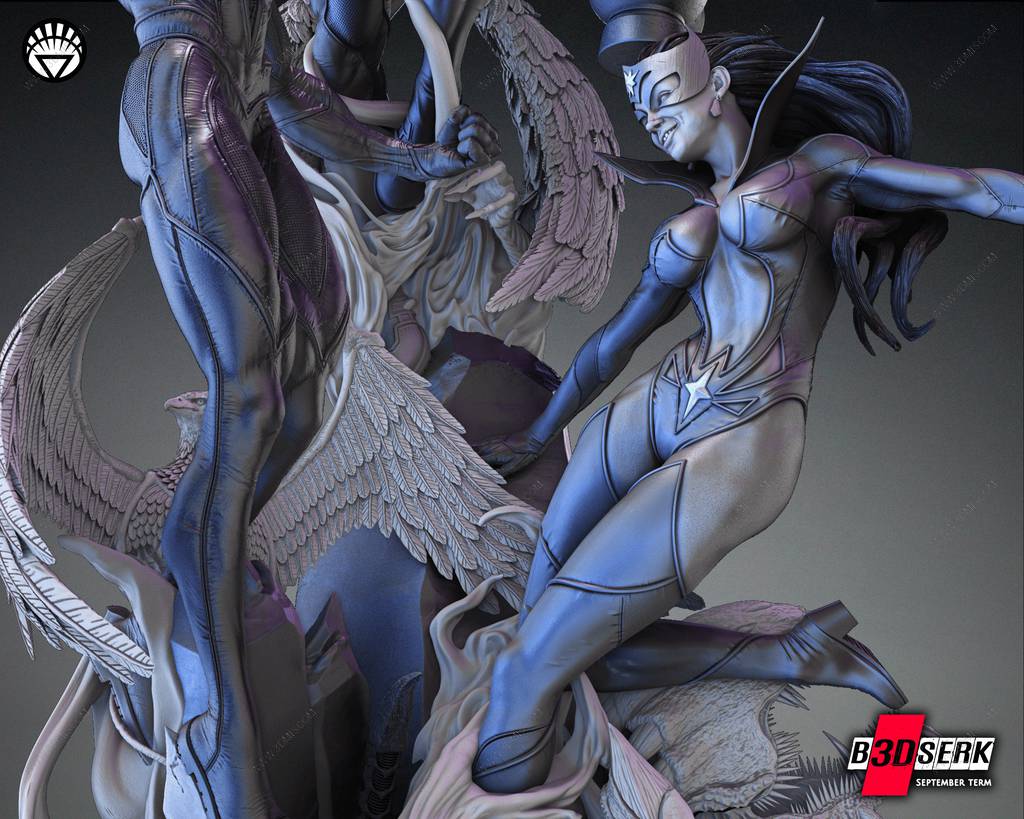 P站图纸印象馆 B3DSERK DC漫画 绿灯侠 B3DSERK DC漫画 绿灯侠