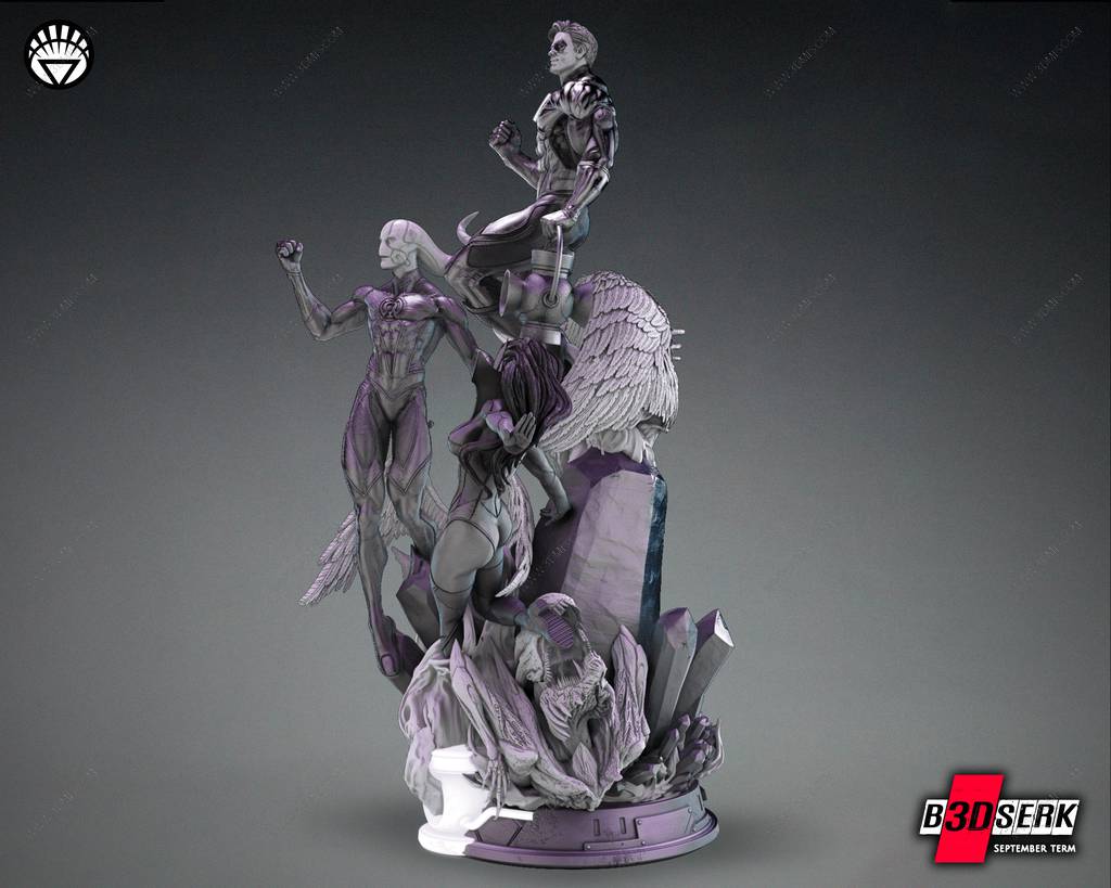 P站图纸印象馆 B3DSERK DC漫画 绿灯侠 B3DSERK DC漫画 绿灯侠