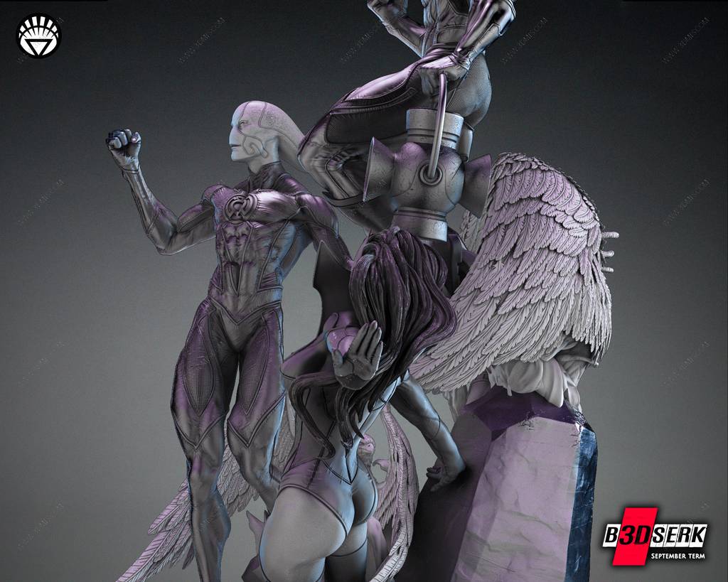 P站图纸印象馆 B3DSERK DC漫画 绿灯侠 B3DSERK DC漫画 绿灯侠