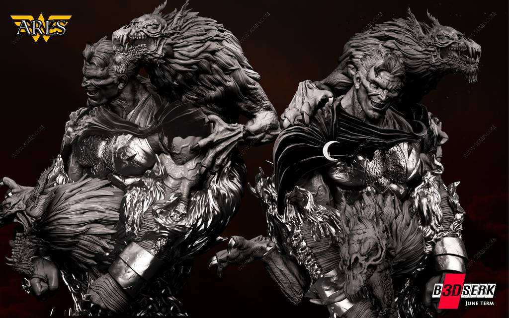 P站图纸印象馆 B3DSERK DC漫画 阿瑞斯 B3DSERK DC漫画 阿瑞斯