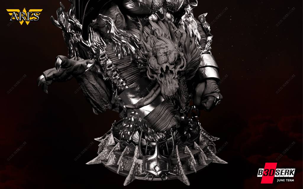 P站图纸印象馆 B3DSERK DC漫画 阿瑞斯 B3DSERK DC漫画 阿瑞斯