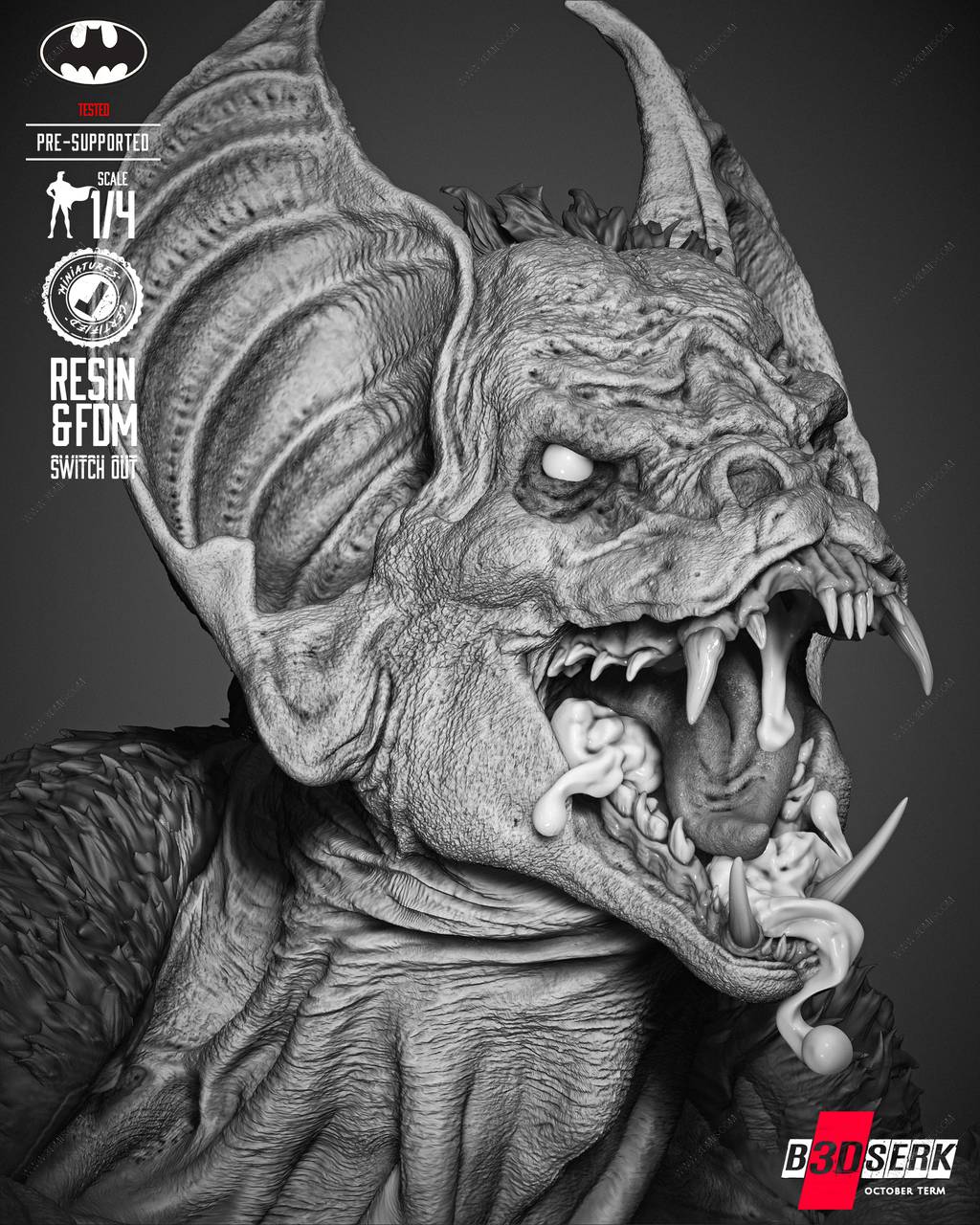 P站图纸印象馆 B3DSERK DC漫画 人蝠 B3DSERK DC漫画 人蝠