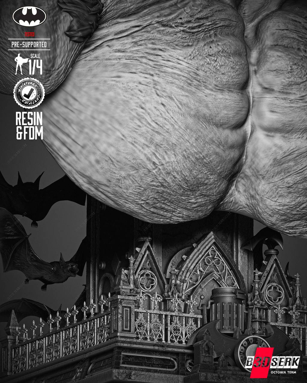 P站图纸印象馆 B3DSERK DC漫画 人蝠 B3DSERK DC漫画 人蝠