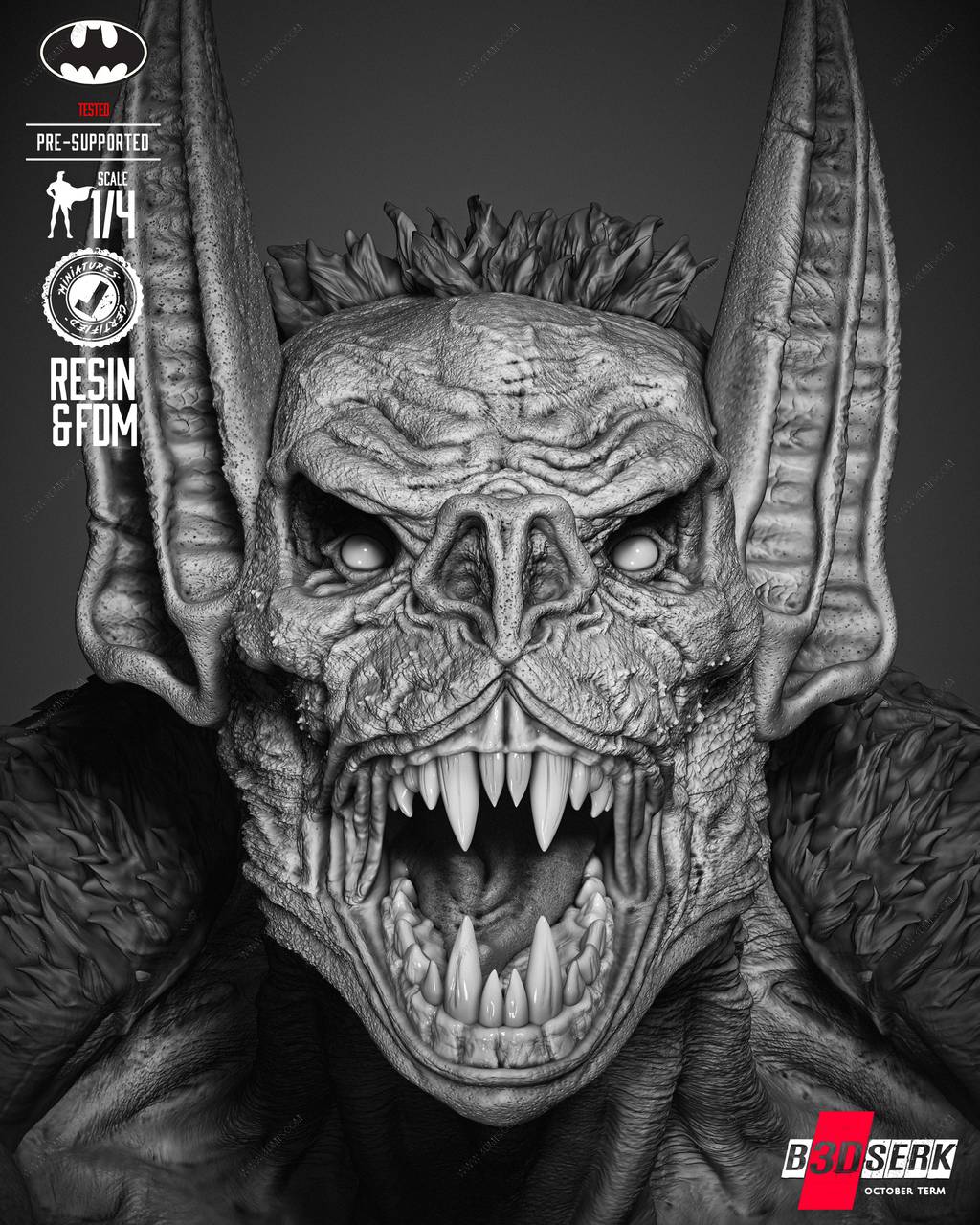 P站图纸印象馆 B3DSERK DC漫画 人蝠 B3DSERK DC漫画 人蝠