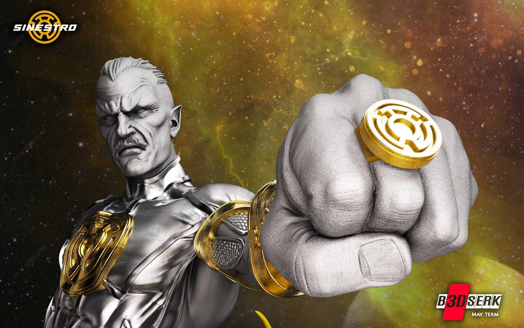 P站图纸印象馆 B3DSERK DC漫画 塞尼斯托 B3DSERK DC漫画 塞尼斯托