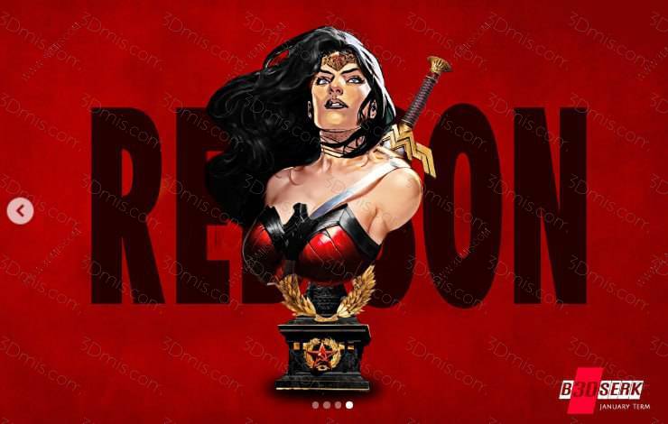 P站图纸印象馆 B3DSERK DC漫画 神奇女侠 B3DSERK DC漫画 神奇女侠