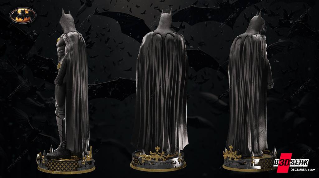 P站图纸印象馆 B3DSERK DC漫画 蝙蝠侠 B3DSERK DC漫画 蝙蝠侠