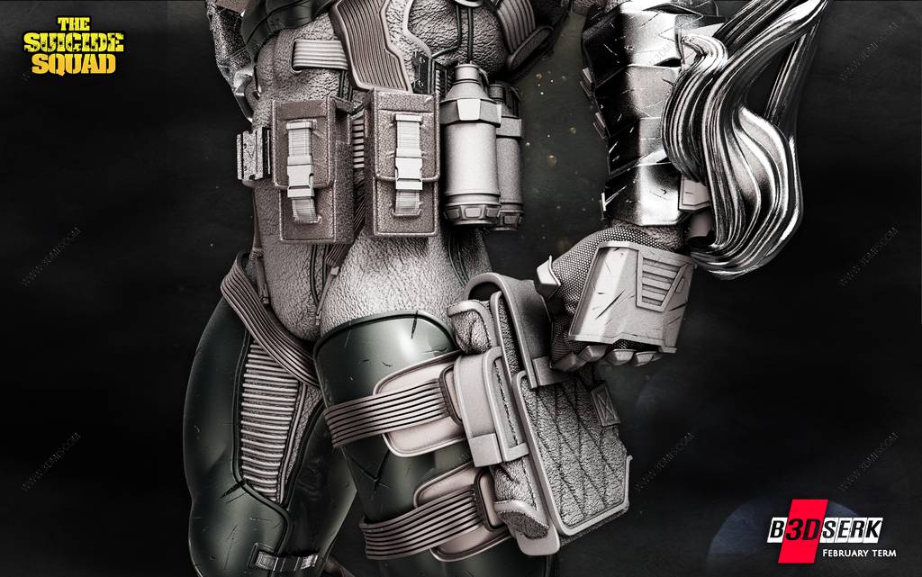 P站图纸印象馆 B3DSERK DC漫画 死亡射手 B3DSERK DC漫画 死亡射手