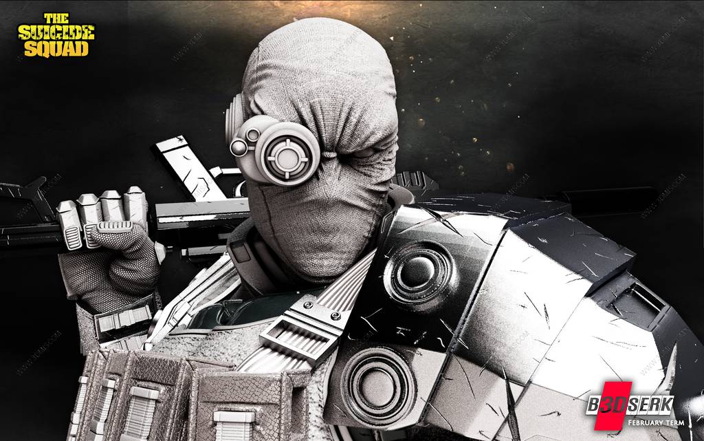 P站图纸印象馆 B3DSERK DC漫画 死亡射手 B3DSERK DC漫画 死亡射手