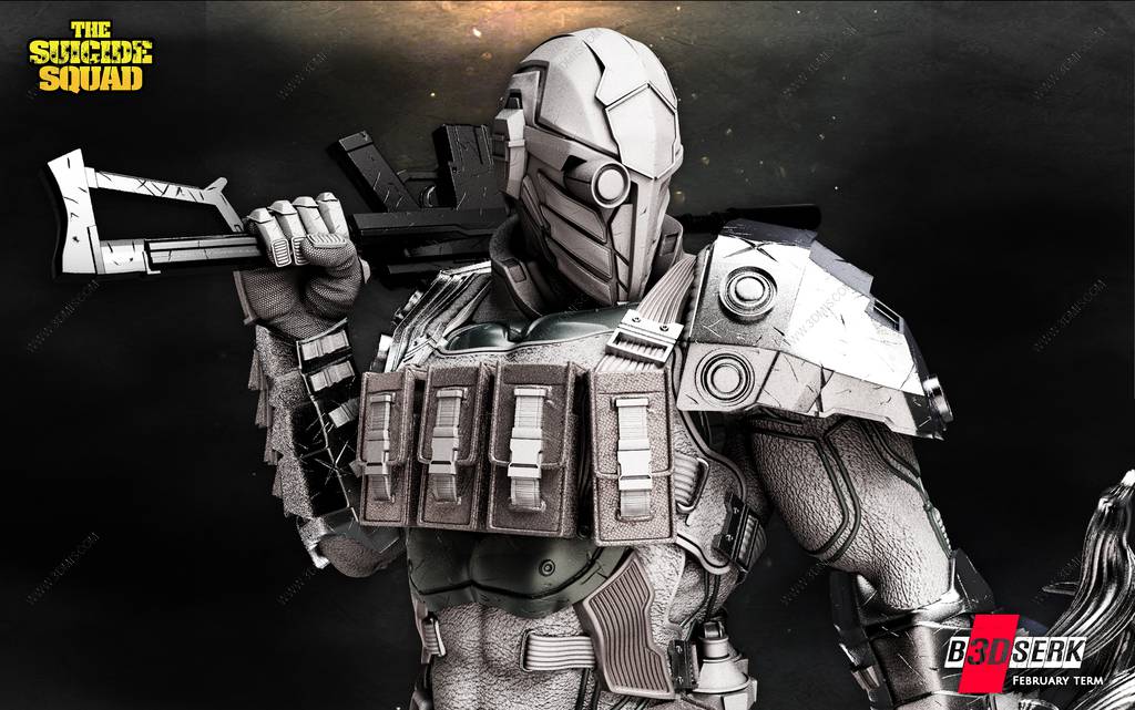 P站图纸印象馆 B3DSERK DC漫画 死亡射手 B3DSERK DC漫画 死亡射手