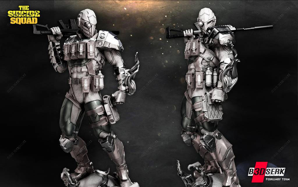 P站图纸印象馆 B3DSERK DC漫画 死亡射手 B3DSERK DC漫画 死亡射手