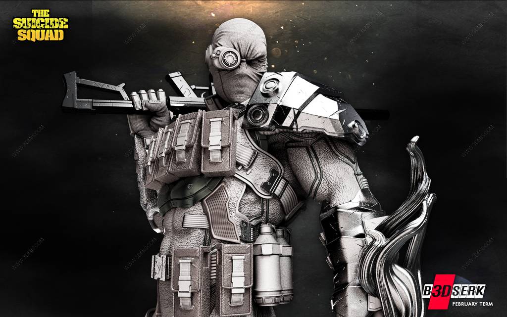 P站图纸印象馆 B3DSERK DC漫画 死亡射手 B3DSERK DC漫画 死亡射手