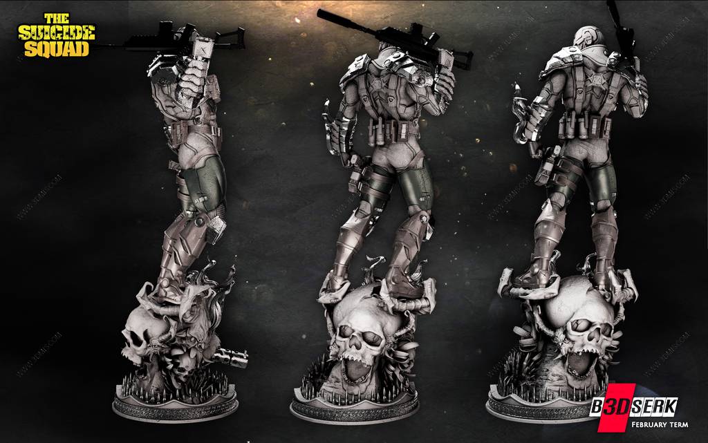 P站图纸印象馆 B3DSERK DC漫画 死亡射手 B3DSERK DC漫画 死亡射手