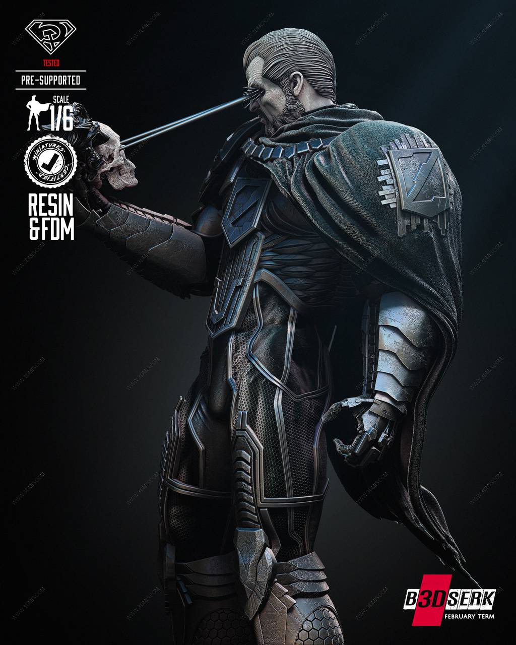 P站图纸印象馆 B3DSERK DC漫画 德鲁佐德 B3DSERK DC漫画 德鲁佐德