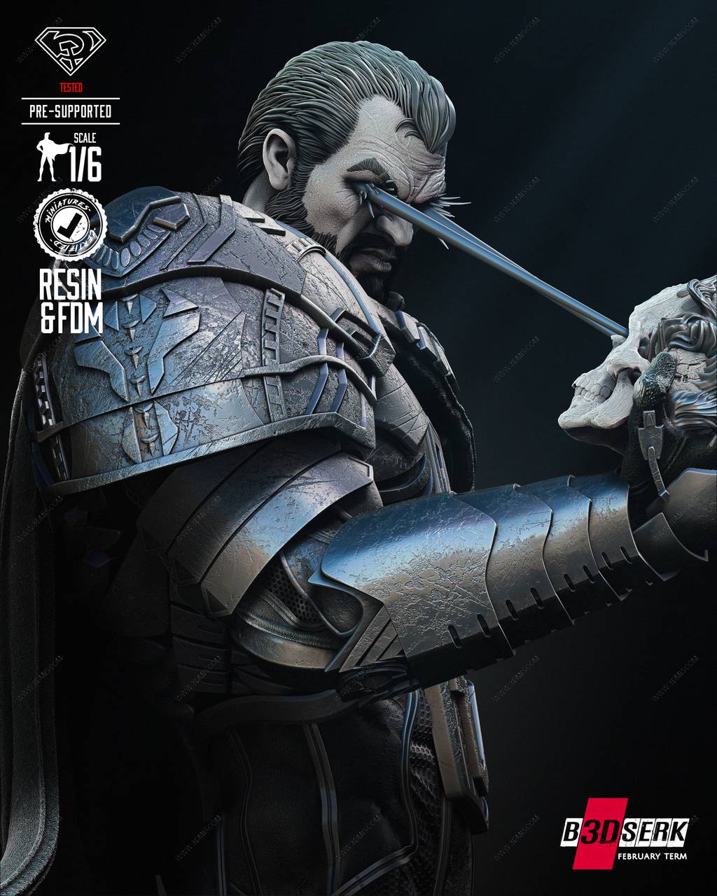 P站图纸印象馆 B3DSERK DC漫画 德鲁佐德 B3DSERK DC漫画 德鲁佐德