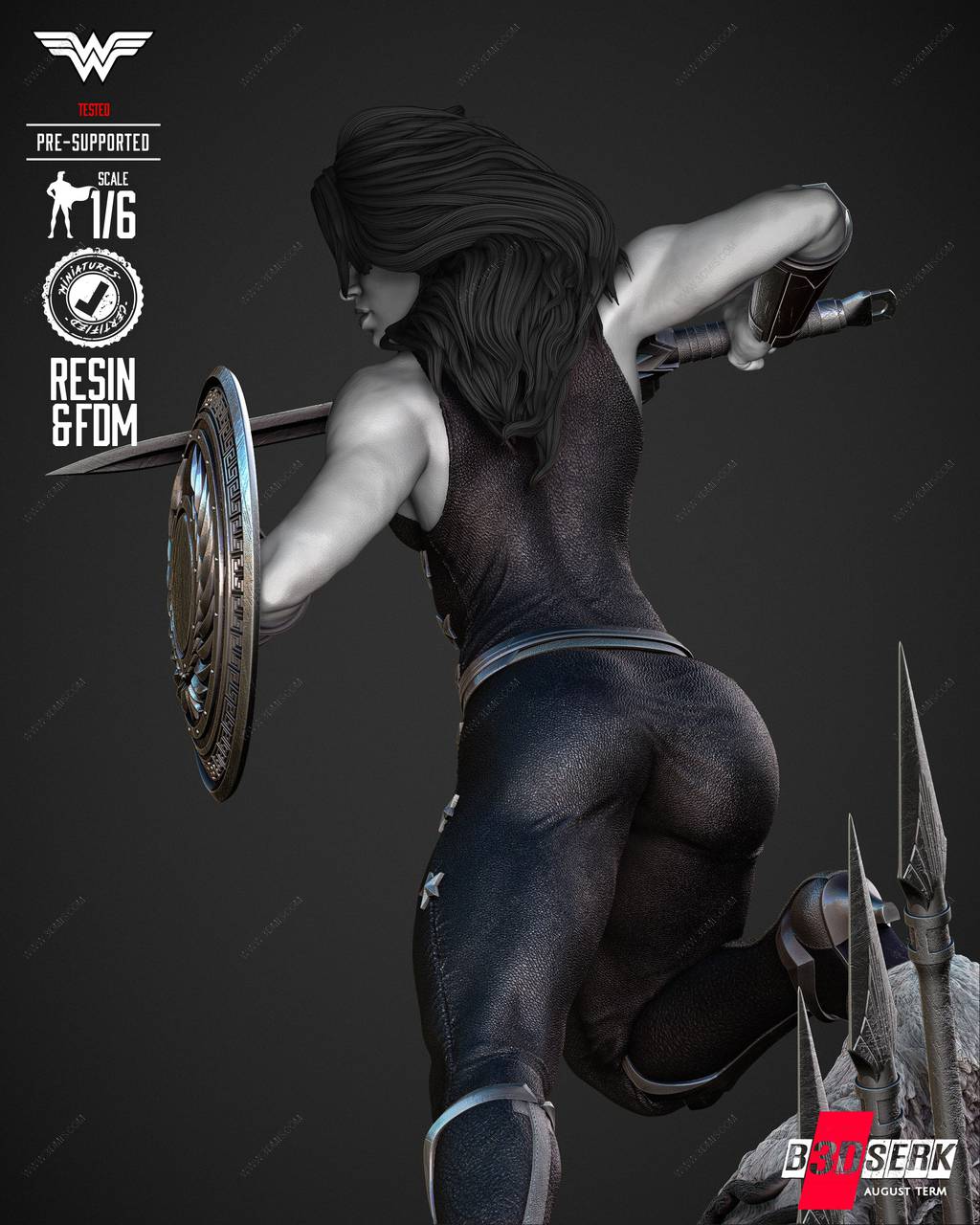 P站图纸印象馆 B3DSERK DC漫画 神奇少女 B3DSERK DC漫画 神奇少女