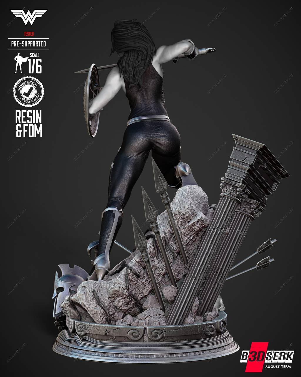 P站图纸印象馆 B3DSERK DC漫画 神奇少女 B3DSERK DC漫画 神奇少女