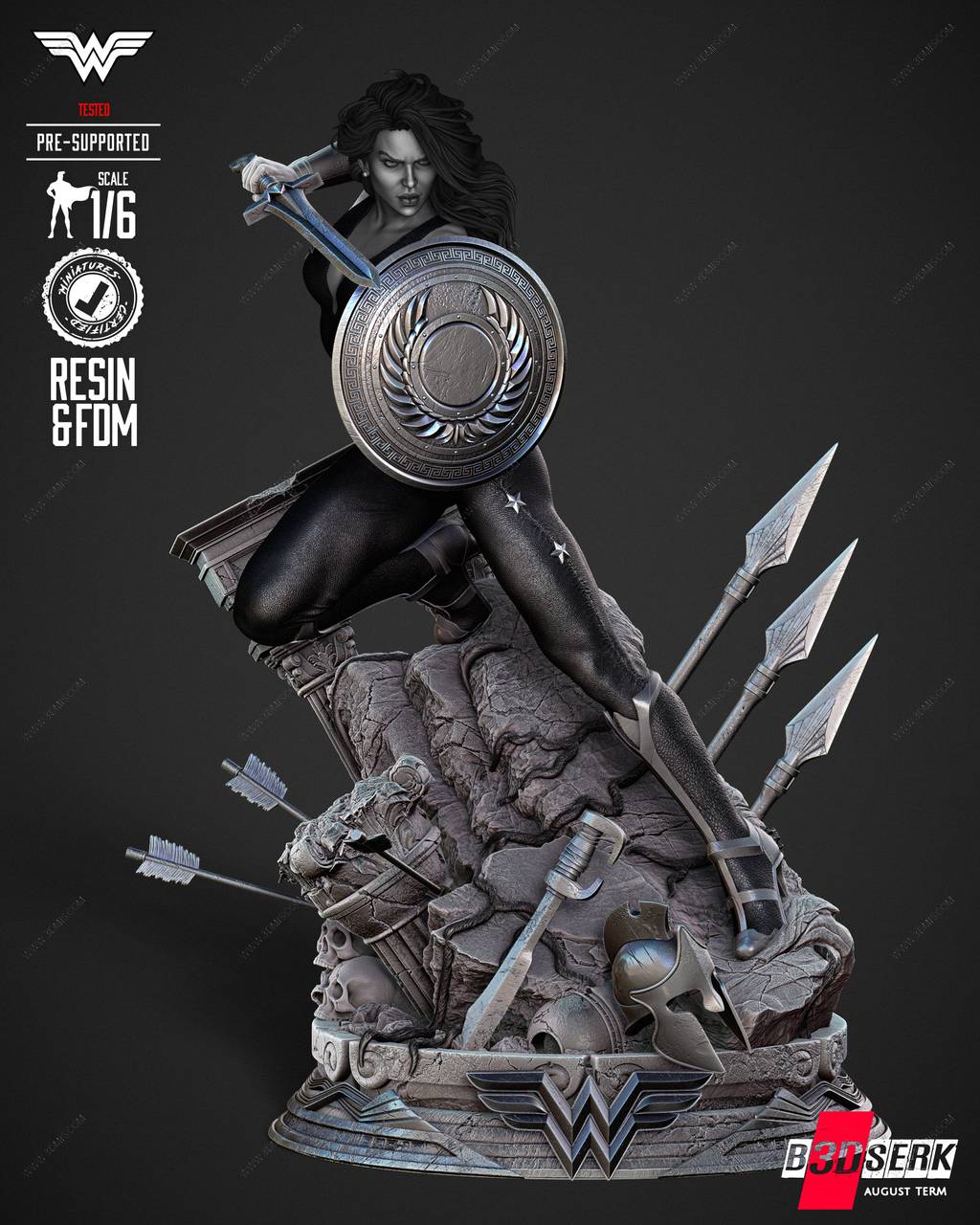 P站图纸印象馆 B3DSERK DC漫画 神奇少女 B3DSERK DC漫画 神奇少女