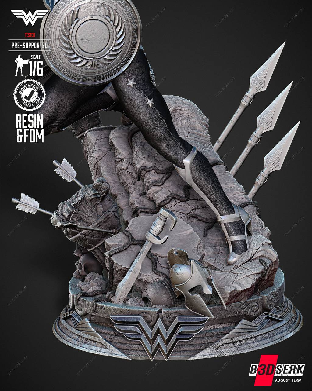 P站图纸印象馆 B3DSERK DC漫画 神奇少女 B3DSERK DC漫画 神奇少女