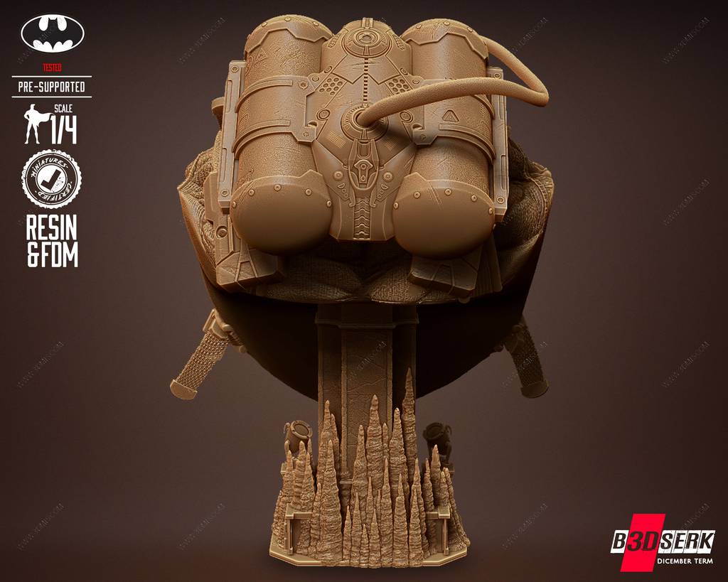 P站图纸印象馆 B3DSERK DC漫画 贝恩 B3DSERK DC漫画 贝恩