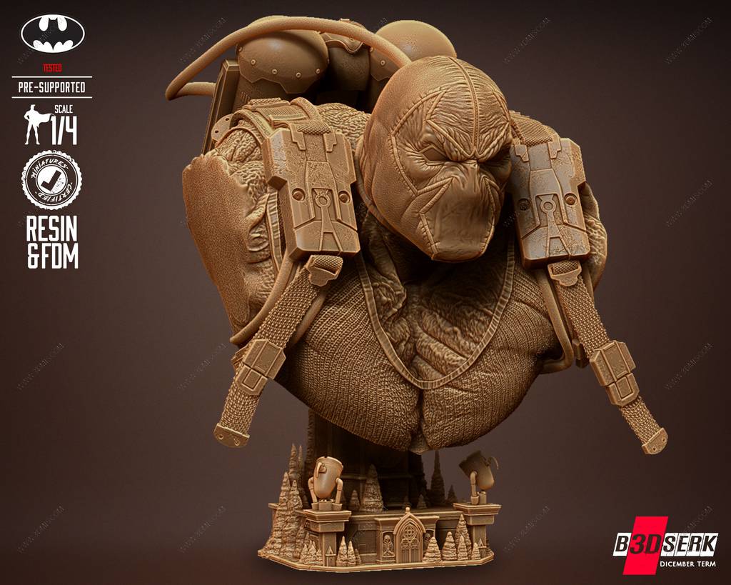 P站图纸印象馆 B3DSERK DC漫画 贝恩 B3DSERK DC漫画 贝恩