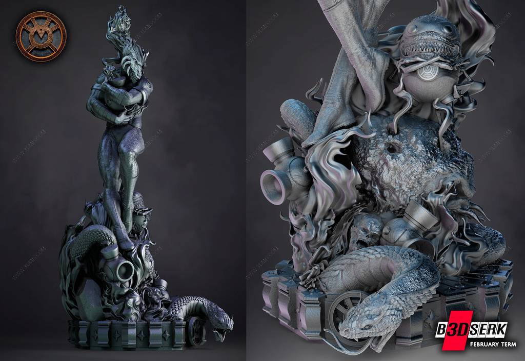 P站图纸印象馆 B3DSERK DC漫画 拉弗利兹 B3DSERK DC漫画 拉弗利兹