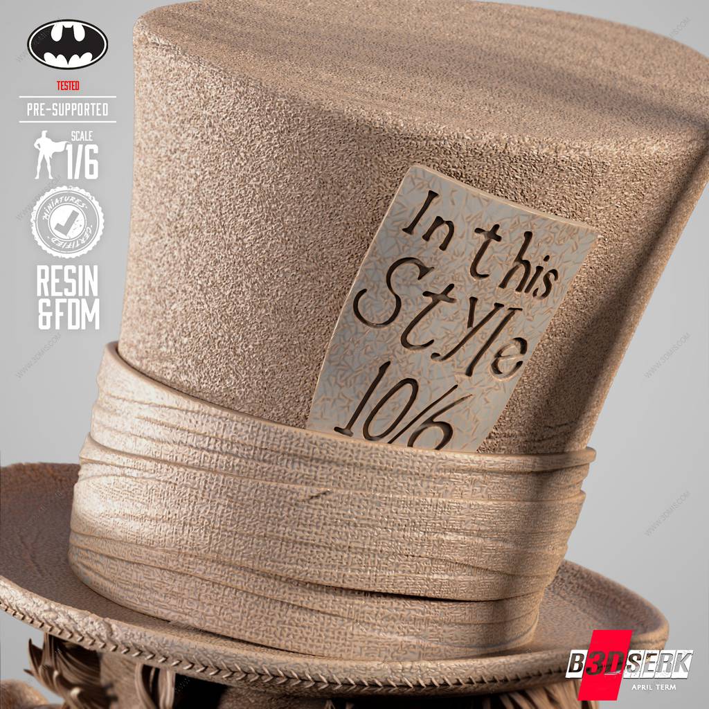 P站图纸印象馆 B3DSERK DC漫画 疯帽匠 B3DSERK DC漫画 疯帽匠