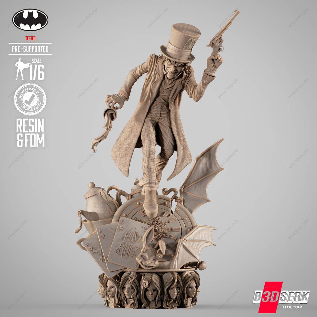 P站图纸印象馆 B3DSERK DC漫画 疯帽匠 B3DSERK DC漫画 疯帽匠